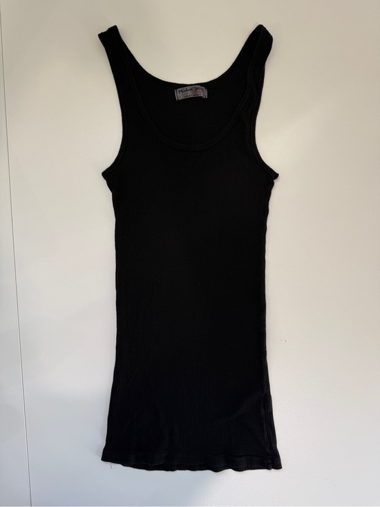 Michael Stars Tops - Michael Stars Black Ribbed Scoop Neck Tank Top - One Size